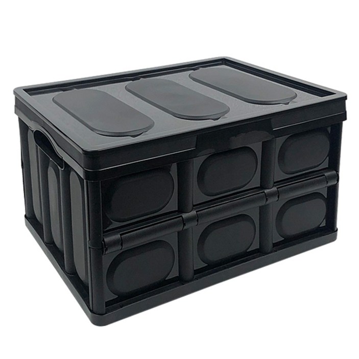 캠핑박스 플라스틱 상판  접이식 폴딩박스 코스트코 56L 01.폴딩박스블랙