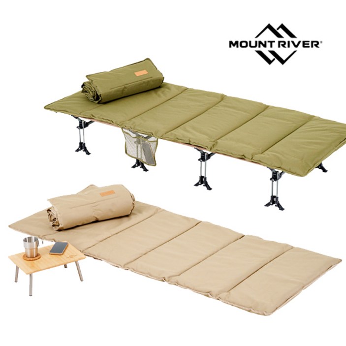 마운트리버 야전침대 쿠션 매트 쿠션 커버 토퍼