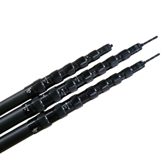 루디 초경량 카본폴대 슬라이드 캠핑 타프 텐트 폴대 높이조절 슬라이딩 사이드폴 프리미엄 메인폴대, 3개