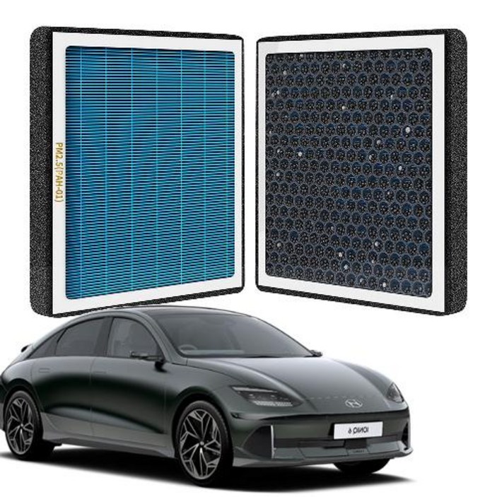 퓨어에어 아이오닉6 헤파 활성탄 듀얼 에어컨필터[호환]