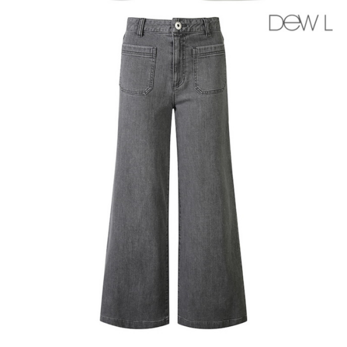 듀엘 포켓 포인티드 와이드핏 데님 팬츠 LGL251PSA401 395437