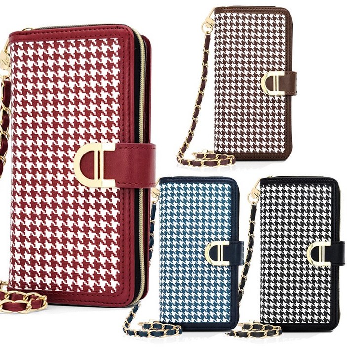 갤럭시A23 마나 지갑 체크 다이어리 케이스