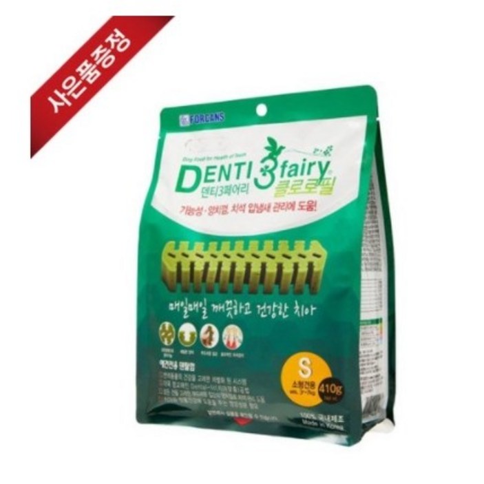 포켄스 덴티페어리 클로로필 410g+추가 증정, S+추가7p, 410g, 1개