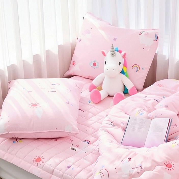 알러지케어 먼지없는 어린이 이불 키즈 차렵 이불+베개커버 침구 세트