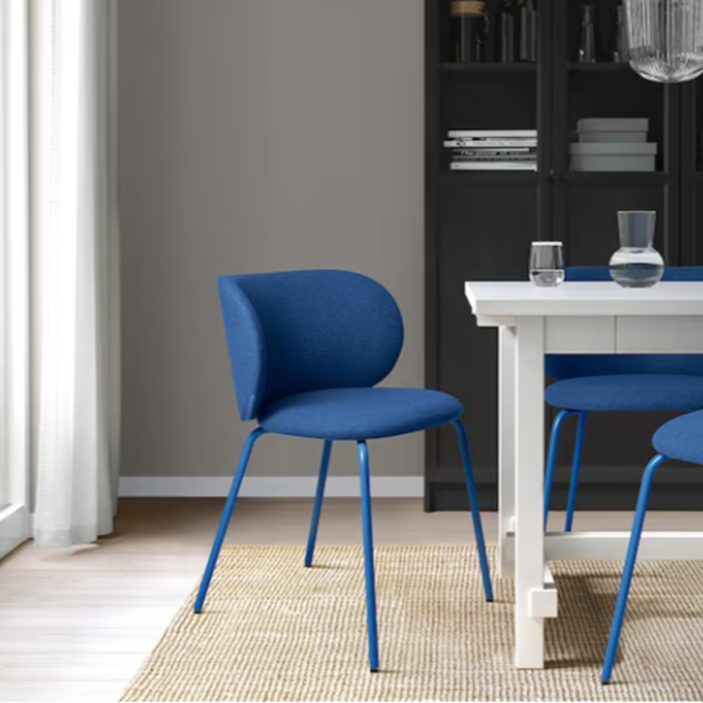 이케아 KRYLBO 크륄보 의자 토네루드 다크베이지 805.667.49 블루 005.667.48