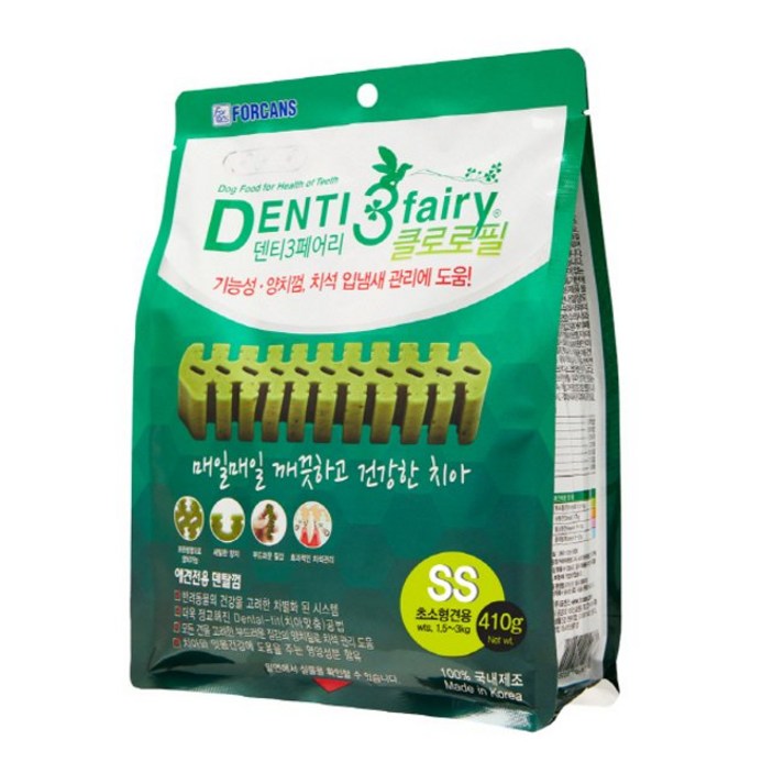 덴티페어리 클로로필 강아지덴탈껌 410g, 410g, 1개