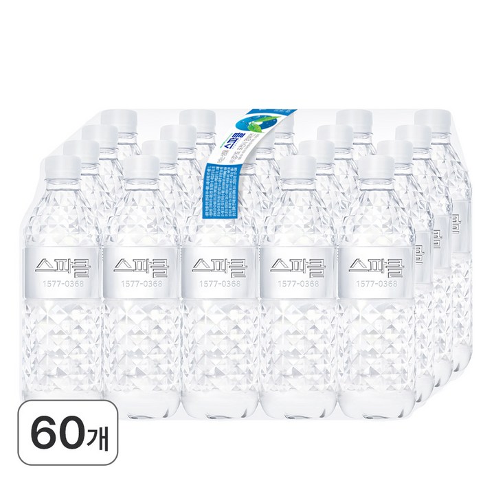 스파클 생수 무라벨, 500ml, 60개