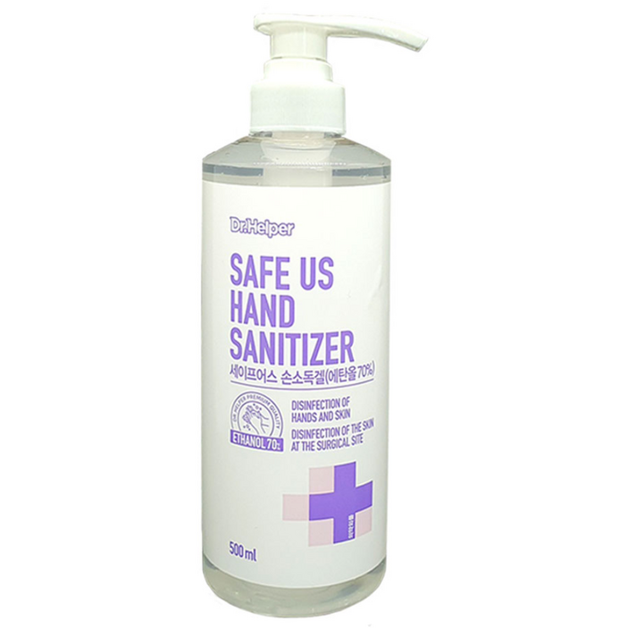 닥터헬퍼 세이프어스 손소독겔 500ml 펌프형