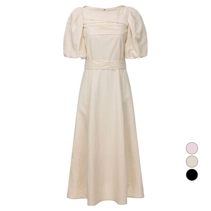 온앤온 여성용 주름 디테일 페미닌 원피스 NEW3MOC03