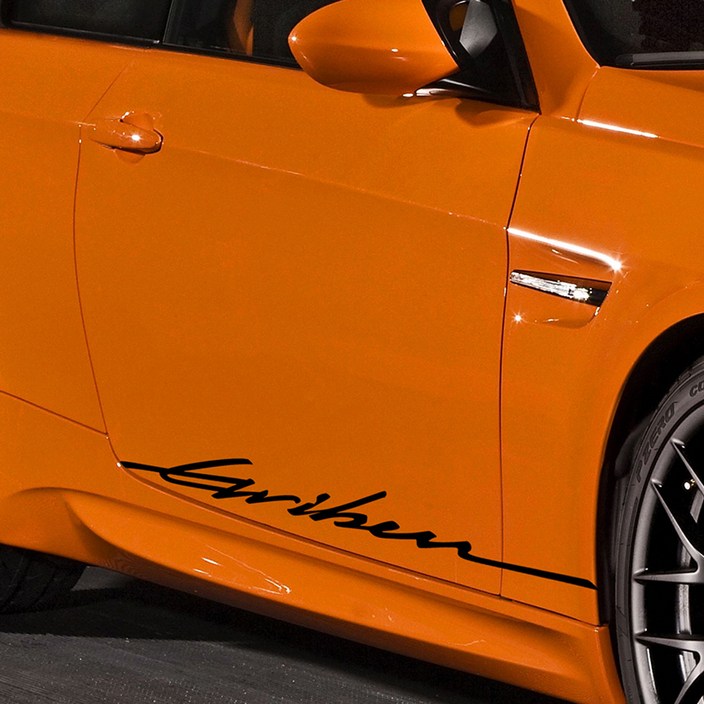 그리븐 튜닝 손글씨 스티커 데칼 10257 50cm