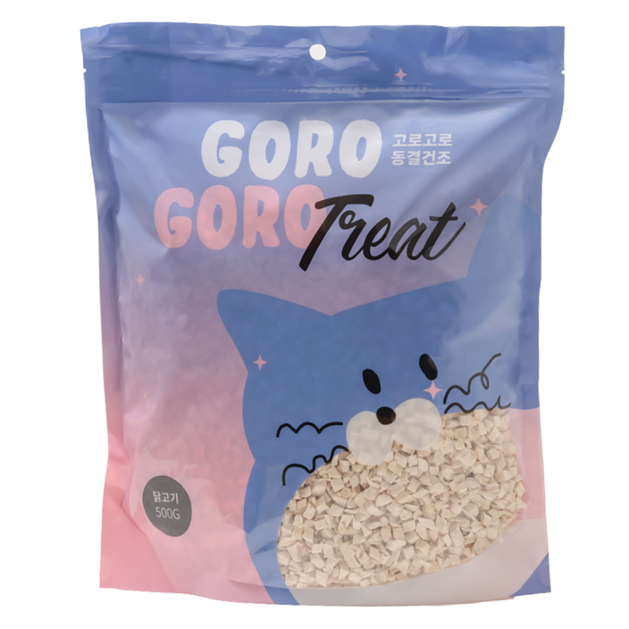 gorogoro 반려동물 치킨트릿 일반형 간식, 치킨, 500g, 1개 gorogoro 반려동물 치킨트릿 일반형 간식, 치킨, 500g, 1개