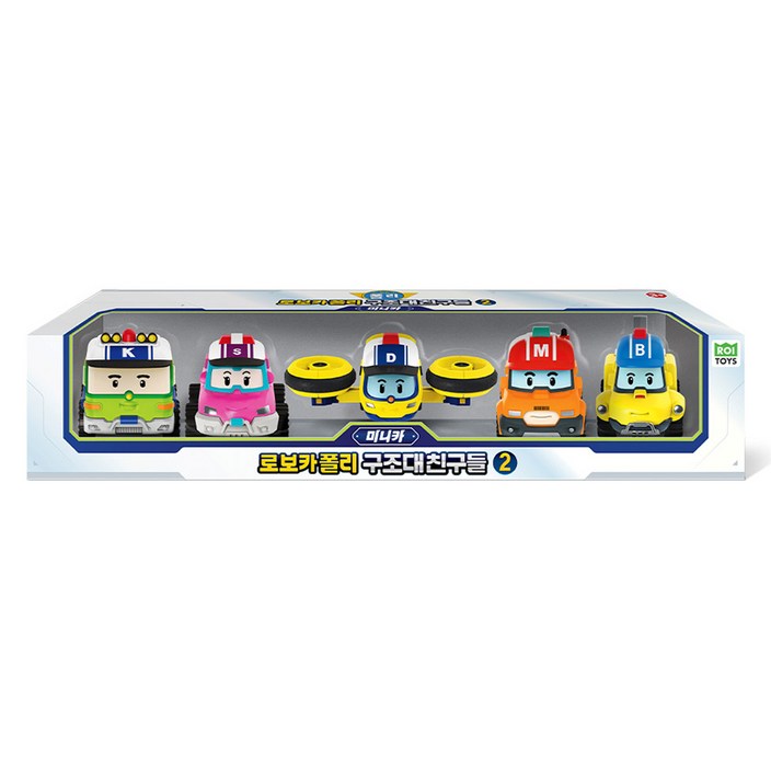 로보카폴리 미니카 구조대 친구들2 5종 세트