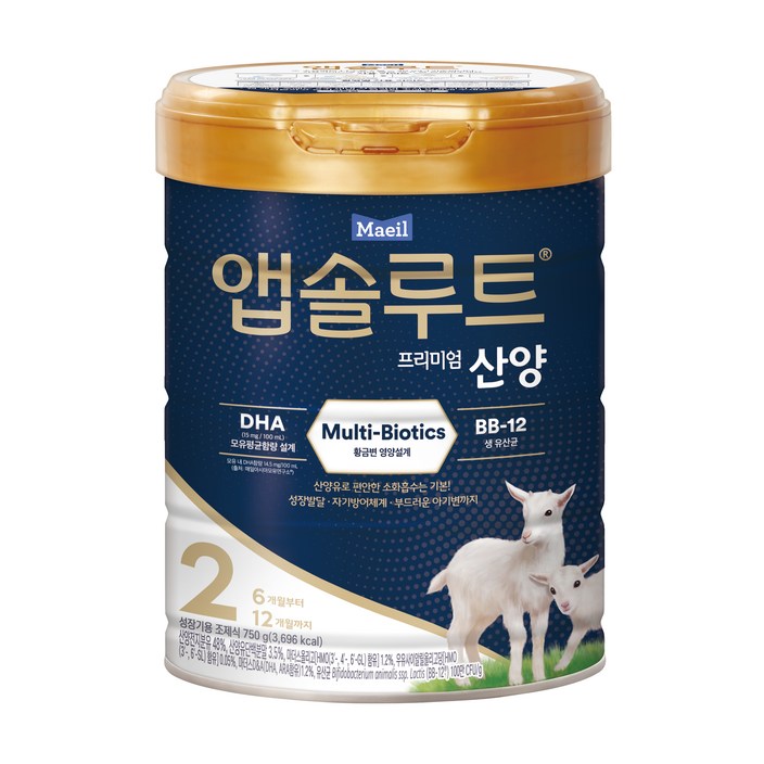 앱솔루트 프리미엄 산양 분유 2단계 앱솔루트 프리미엄 산양 분유 2단계