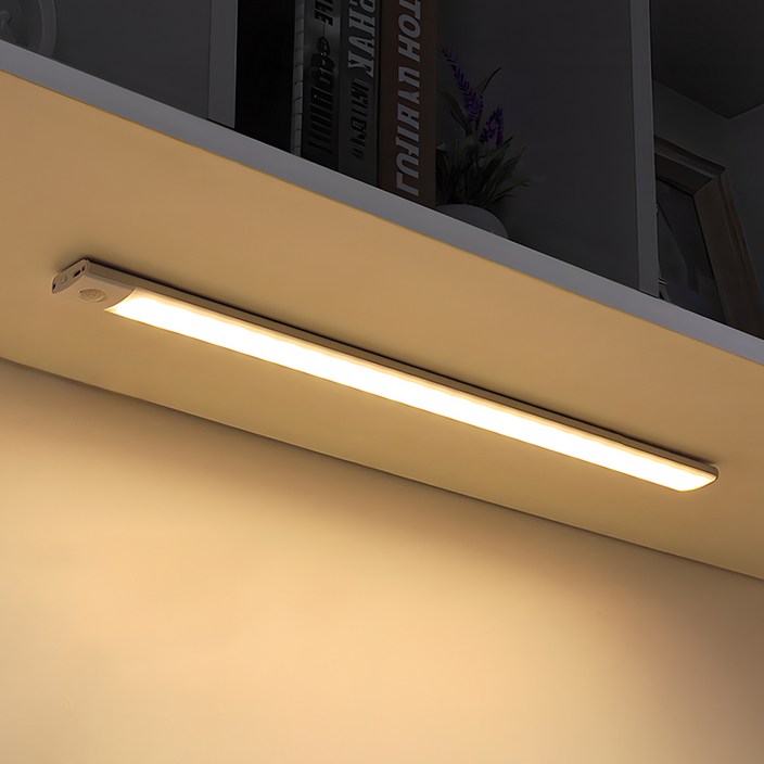 충전식 3색 LED 밝기 조절 무선 모션 직부등 40cm, 웜화이트  내추럴화이트  쿨화이트
