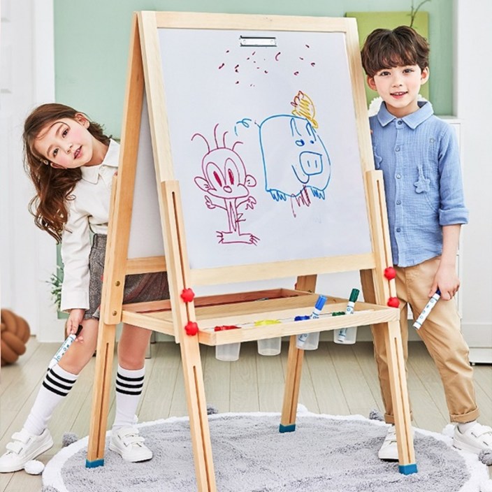 무한상사 유아 자석칠판 화이트보드 양면칠판, 단일색상, 1개
