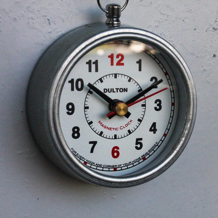 공식수입 DULTON 덜튼 미니 빈티지 마그네틱 시계