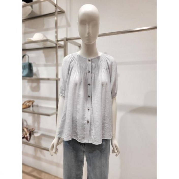 백화점 나이스클랍 라운드넥 반팔 요루블라우스A252PWB518 아울렛