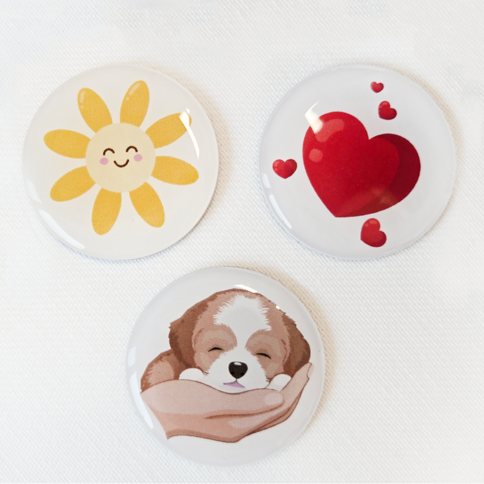 톡태그키 RFID 아파트 현관 도어락 카드키 스티커 블링, 1세트, 블링 큐티세트데이지,하트,댕댕이