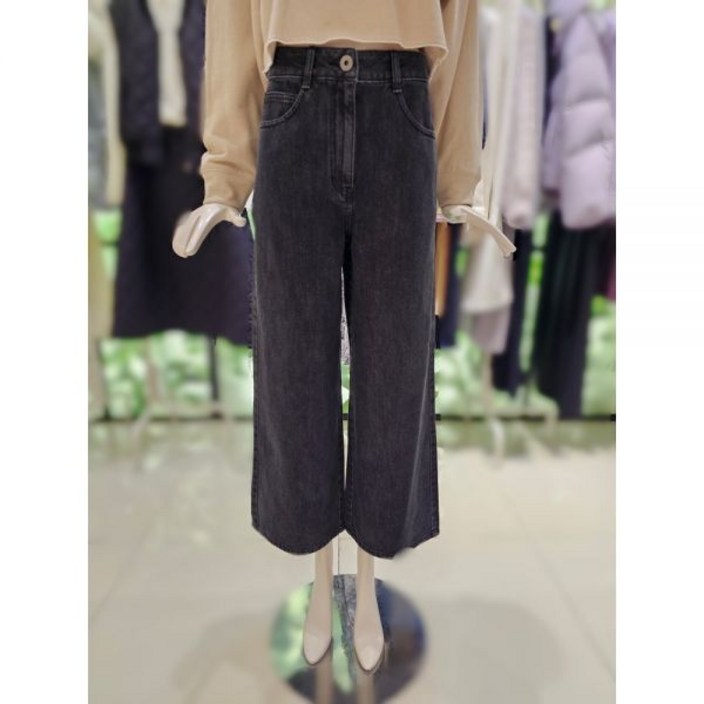 듀엘 와이드 핏 데님팬츠 L241PSA404