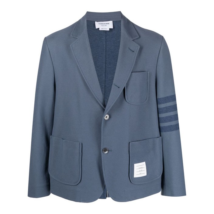 톰 브라운 스트라이프 소매 블레이저