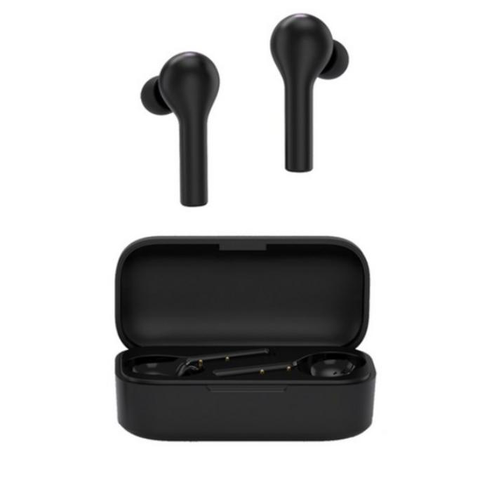 QCY T5 TWS 무선 블루투스 5.0 자동 페어링 이어폰, 블랙, 7시간, 노이즈캔슬링 포함, 방수가능 QCY T5 TWS 무선 블루투스 5.0 자동 페어링 이어폰, 블랙, 7시간, 노이즈캔슬링 포함, 방수가능