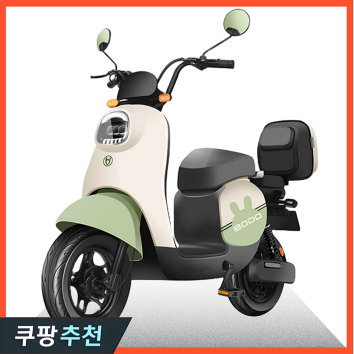 모토에코 안전한 전기 스쿠터 전동 오토바이 바이크 자토바이 배달용 이륜 자전거 출퇴근, 그린, 6세대 전기 스쿠터 15A