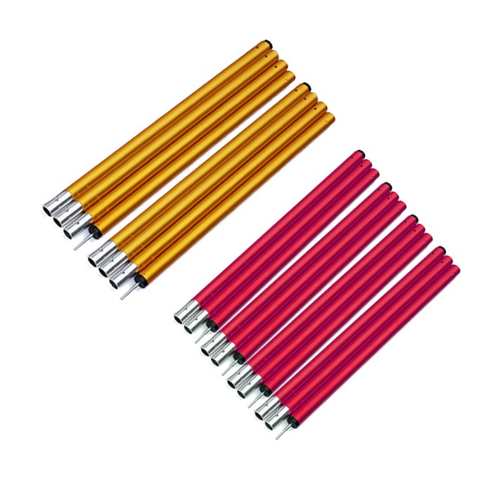 대형 풀세트2 캠핑 타프폴대 메인 사이드 폴대 세트, 1개