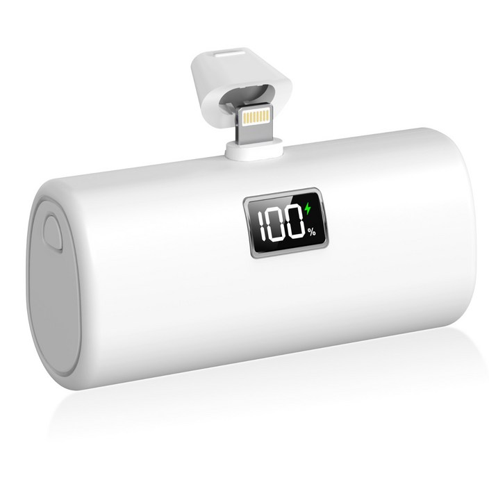 YINTO 도킹형 고속충전 PD 20w 일체형 휴대용 미니 보조배터리 8핀