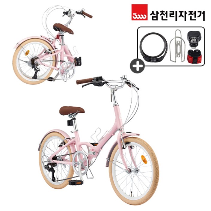 삼천리 완조립 2024 퓨리티 20인치 7단 초등학생 주니어 미니벨로 접이식 폴딩 알루미늄 자전거, 24년형라이트핑크, 1개 삼천리 완조립 2024 퓨리티 20인치 7단 초등학생 주니어 미니벨로 접이식 폴딩 알루미늄 자전거, 24년형라이트핑크, 1개