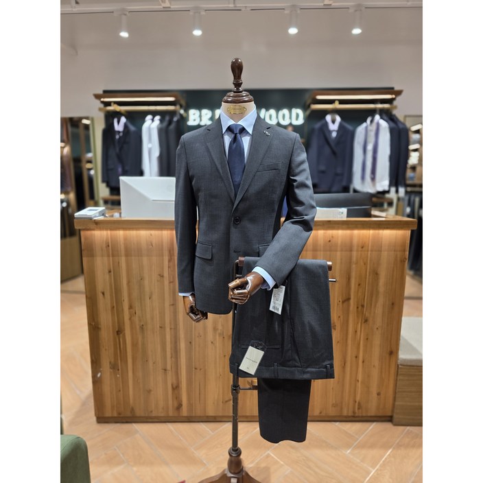 코오롱 브렌우드 울 블렌디드 슬림 슈트 수트 정장 양복 세트 춘하 봄여름 비즈니스 SS26  BRFFS26251  GYX