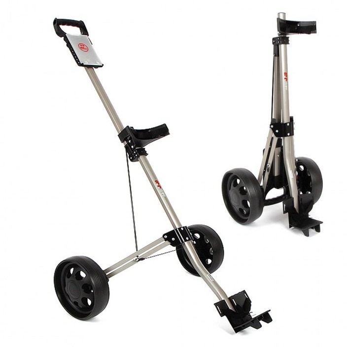 접이식 골프백 캐리어 수동 가방 샴페인 스탠드 골프 카트 트롤리 모나오뜨 2휠 핸드카트, 1개, 01. 모나오뜨 2휠 골프캐리어샴페인