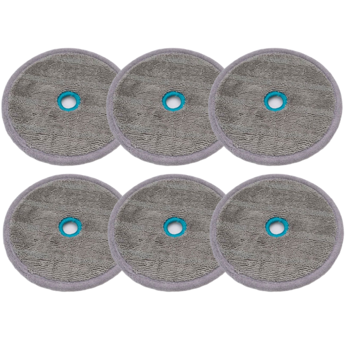16cm 원형 물걸레 패드 호환 에브리봇 삼성 비스포크, 6개, 160mm원형패드