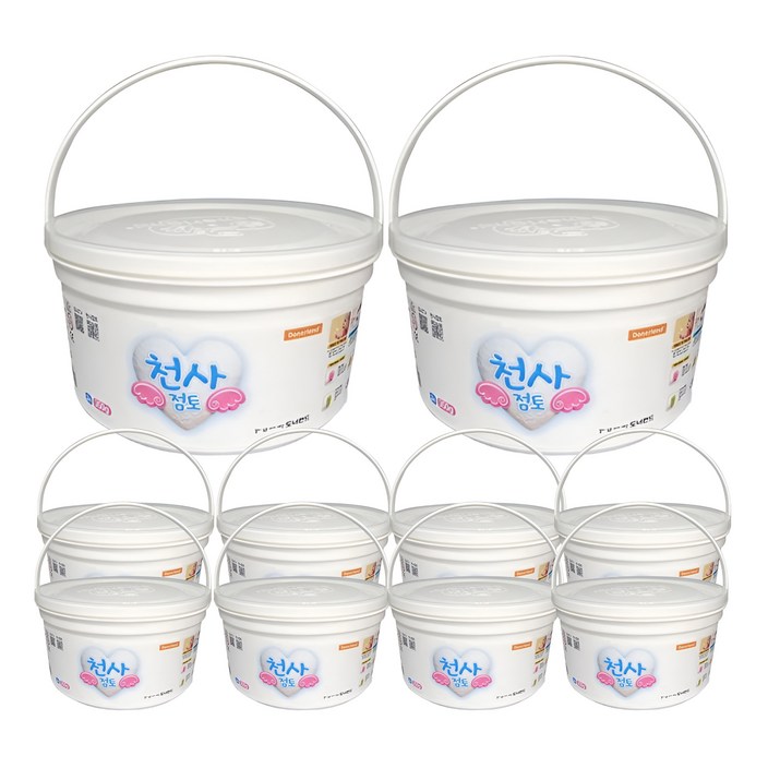 [오피스온] 도너랜드 천사점토 350g, 10개, 350g, 화이트