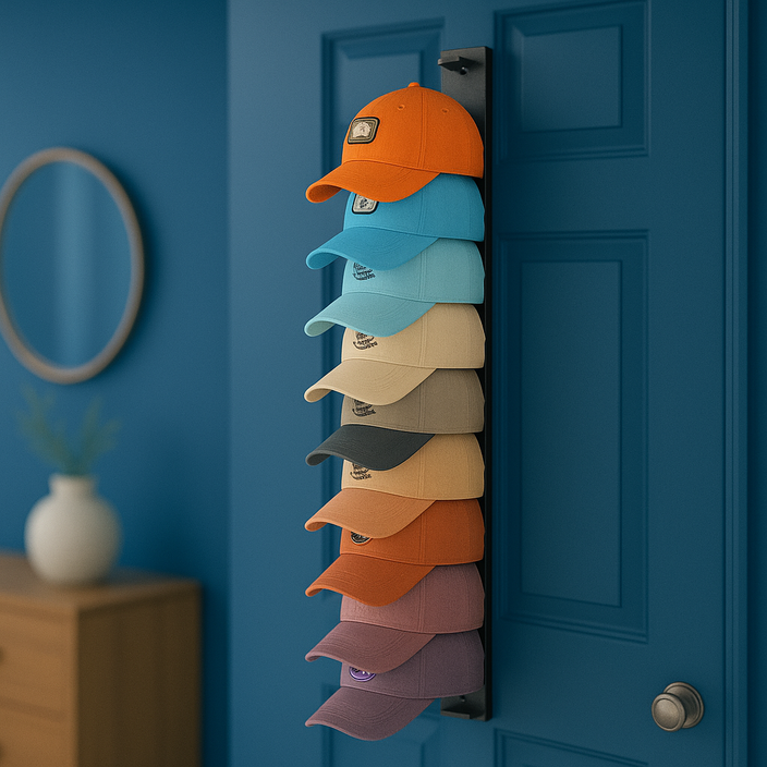 드롭시 정리도 디자인처럼 무타공 모자 걸이