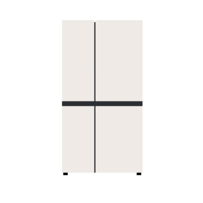 2도어 832L S834MEE30E 베이지 1등급 사다리차지원 엘지물류직배송