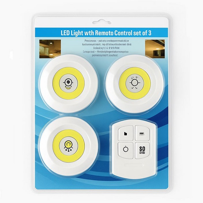 LED 터치등 + 리모컨 양면테이프 침실 취침등 수면등 무드등