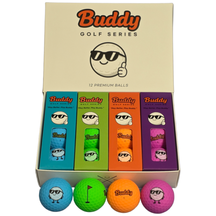 버디 캐릭터 골프공 무광 2피스