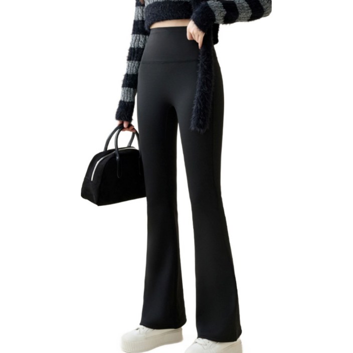 러베리 여성 부츠컷 레깅스 요가 나팔 바지 요가복 여자 필라테스 팬츠