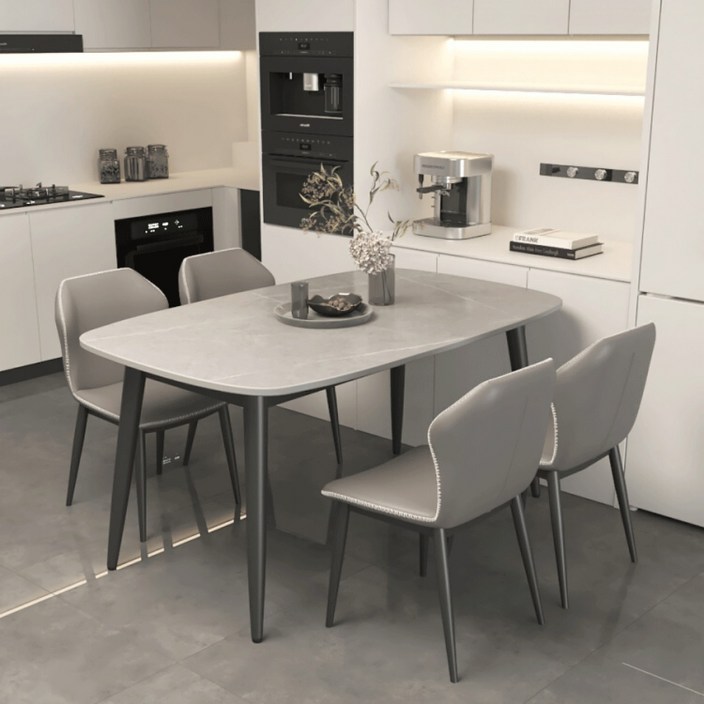 라바체 고급 4인용식탁 6인용식탁 식탁 세라믹 포세린 식탁세트 4인식탁 대리석 수입가구