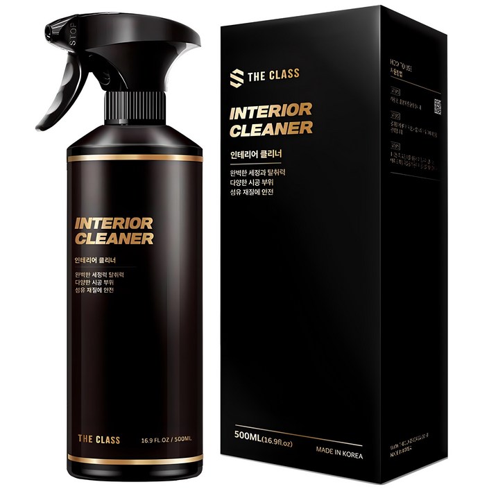 더클래스 인테리어 클리너 차량 실내 세정제, 500ml, 1개 더클래스 인테리어 클리너 차량 실내 세정제, 500ml, 1개