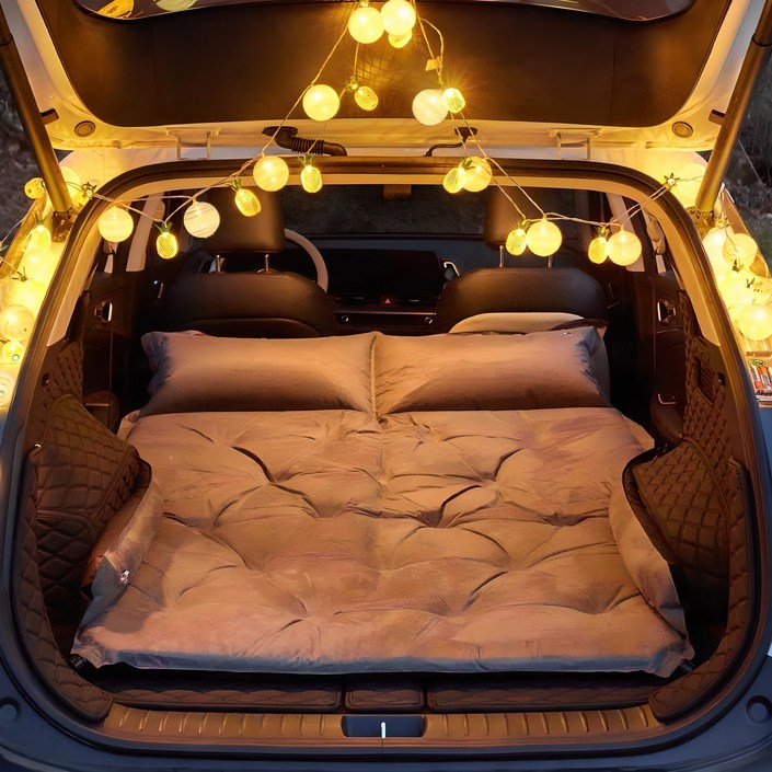 메이튼 레드와일드 차박 자충 에어 매트  수납용 가방, 다크그레이