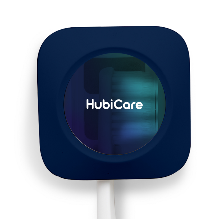휴비케어 휴비딕 UVC LED 살균 히팅건조 유선 충전형 휴대용 칫솔 살균기 HTS-850, HTS-850, 네이비