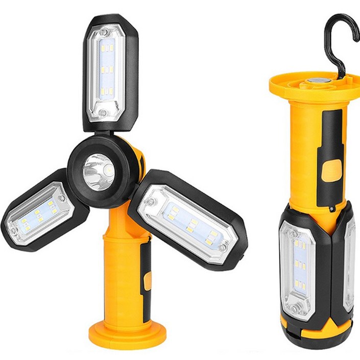 트랜스폼 충전식 LED 랜턴  18650 충전지 3000mAh  마이크로 5핀 충전케이블 세트, 1세트, 혼합색상