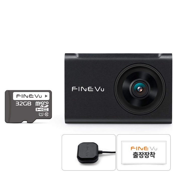 파인뷰 5GHz 와이파이 전후방 FHD 2채널 차량용 블랙박스 X6 NEW