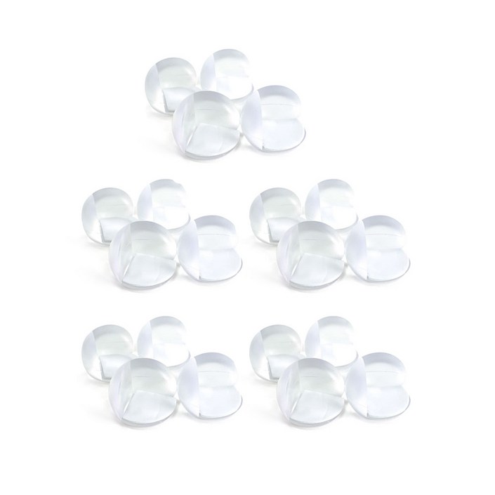 아가드 원형 모서리 보호대 4p, 단일 색상, 5세트