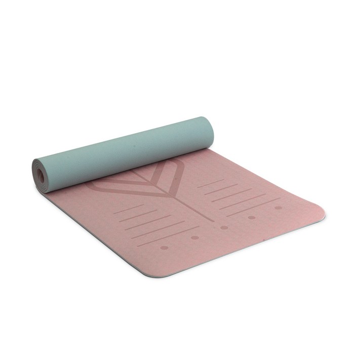 아따산 카르마4 벨라 요가매트 6mm, 핑크 + 그레이, 1개