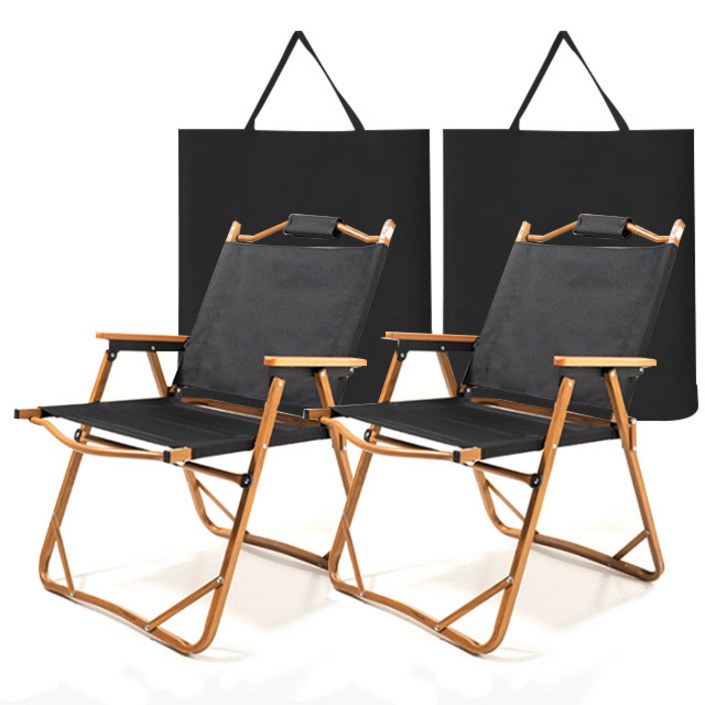 피치몰 감성 접이식 휴대용 폴딩체어 캠핑의자 대형  가방 세트