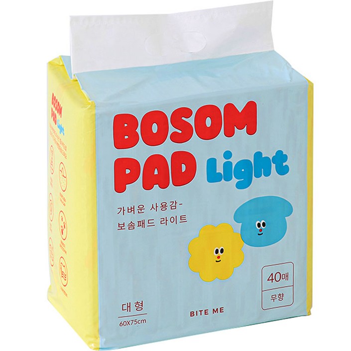 바잇미 보솜 라이트 배변패드 대형 무향