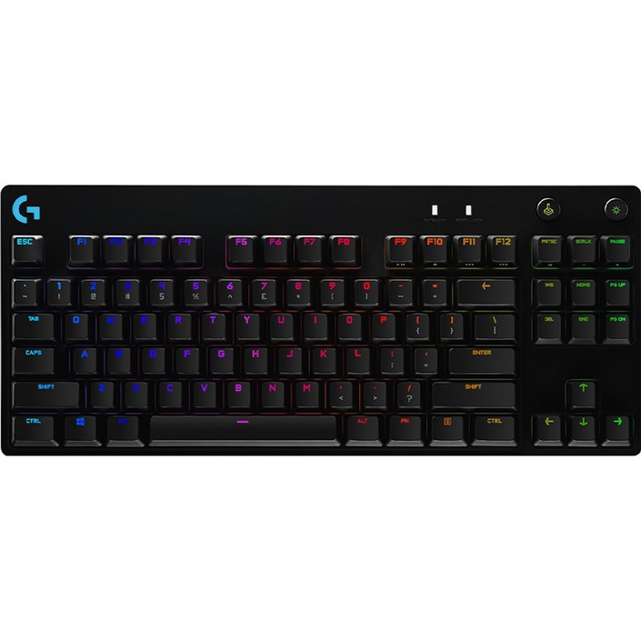 로지텍 PRO TKL GX BLUE 기계식 게이밍 유선 텐키리스 키보드, 혼합색상, YU0039, 청축 로지텍 PRO TKL GX BLUE 기계식 게이밍 유선 텐키리스 키보드, 혼합색상, YU0039, 청축