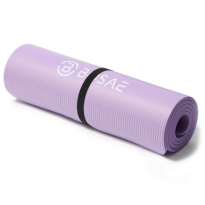 보새 NBR 요가매트  전용 스트랩 세트, 퍼플, 1세트